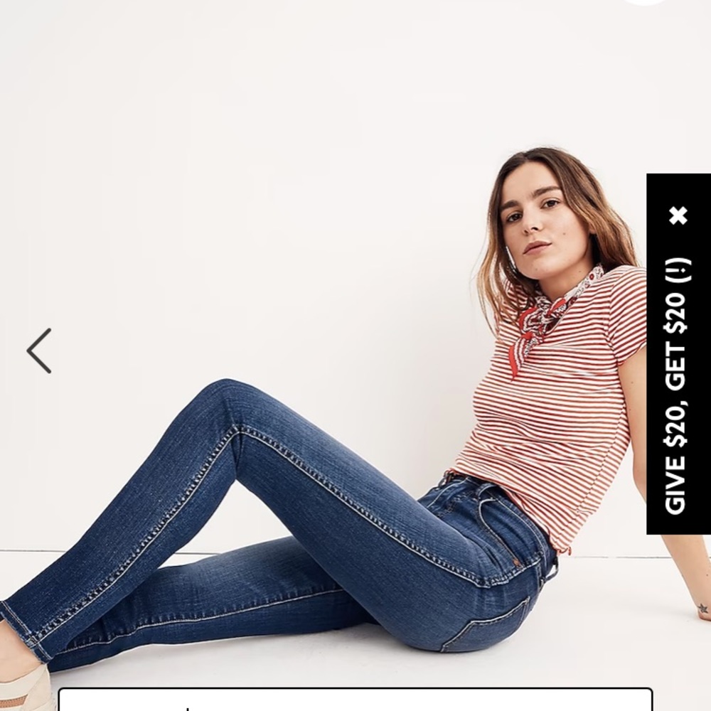 10" High-Rise Skinny Jeans in Danny Wash: TENCEL™ Denim Edition - Picture 2 of 4